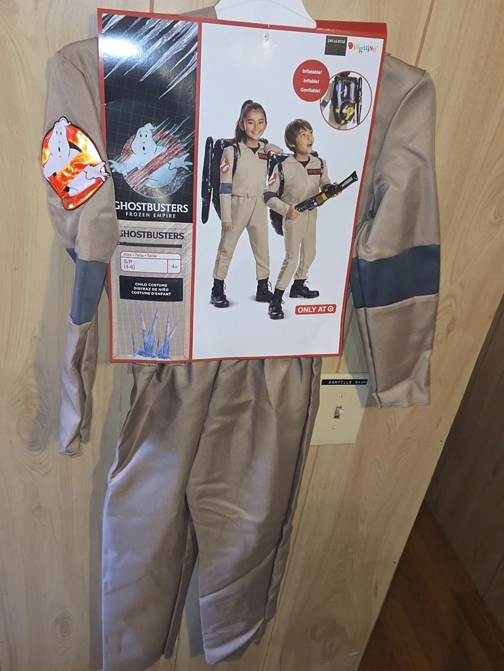 Ghostbusters Frozen Empires Kids Halloween Costume Size Small 4-6